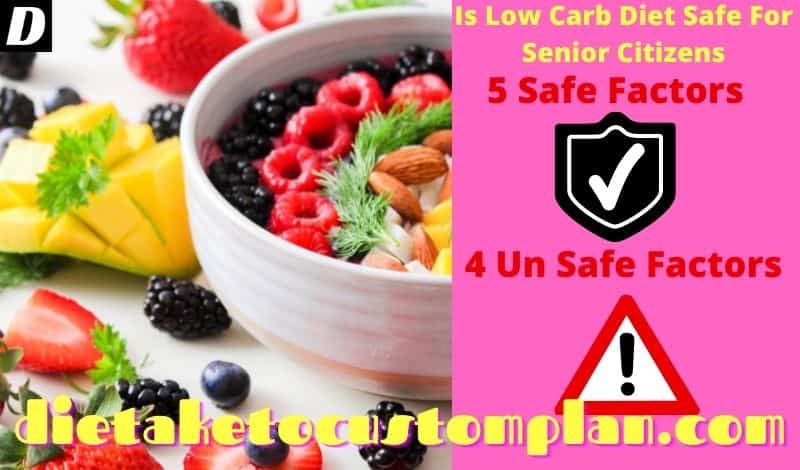 Is low carb diet safe for senior citizens