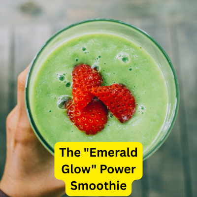 The "Emerald Glow" Power Smoothie: Your Ultimate Gut Health & Energy Booster!